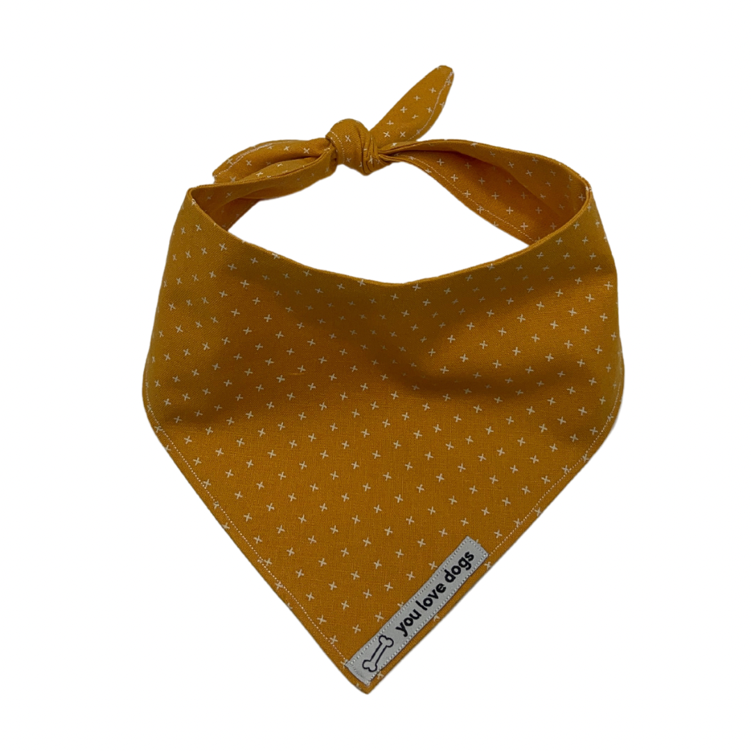 Honey Gold Print Bandana