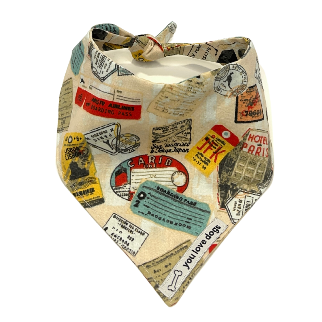 Traveling Pawtner Bandana!