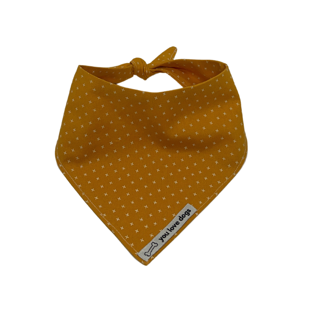Honey Gold Print Bandana