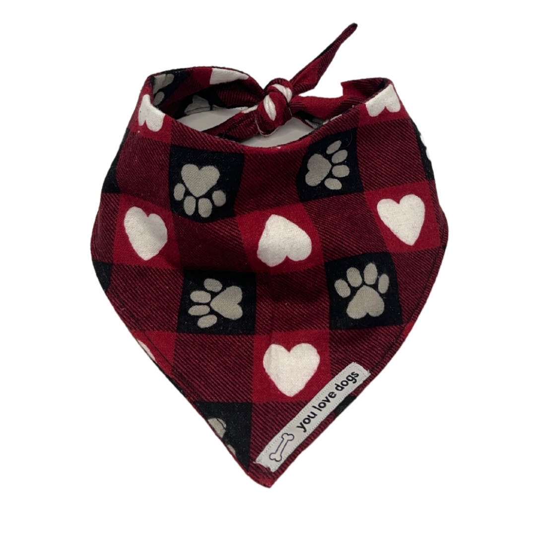 Pawfect Plaid Bandana