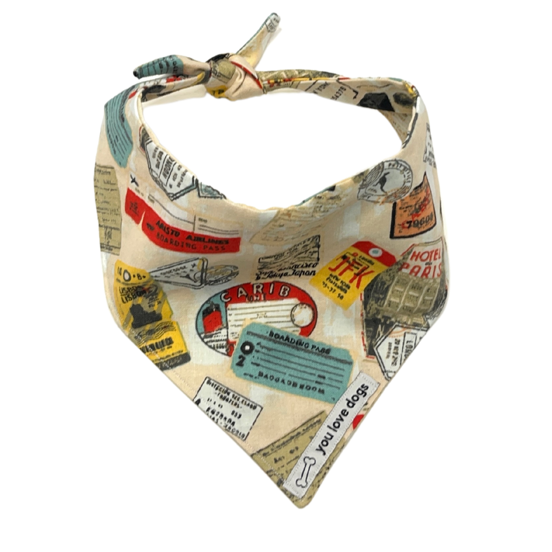 Traveling Pawtner Bandana!