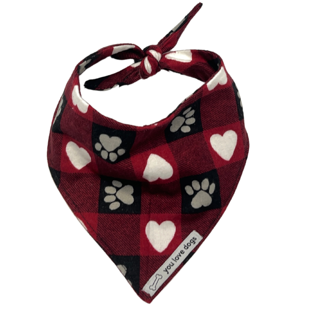 Pawfect Plaid Bandana