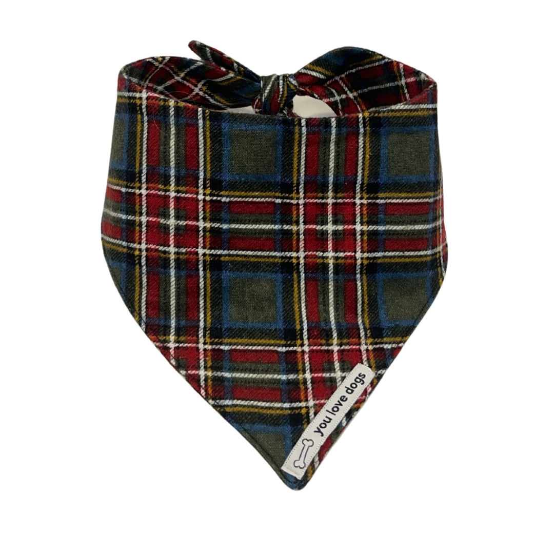 Winter Plaid Bandana