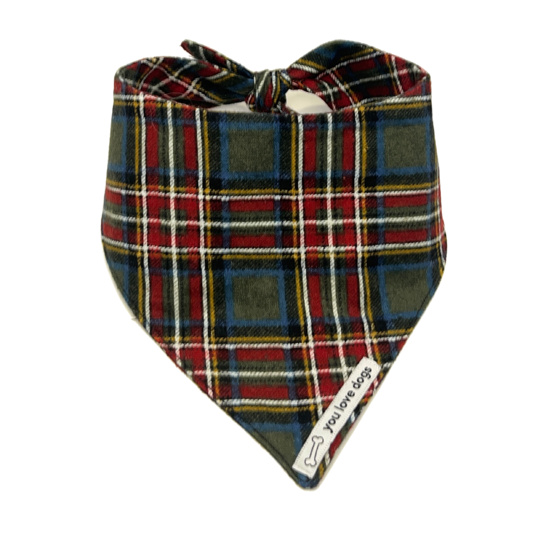 Winter Plaid Bandana