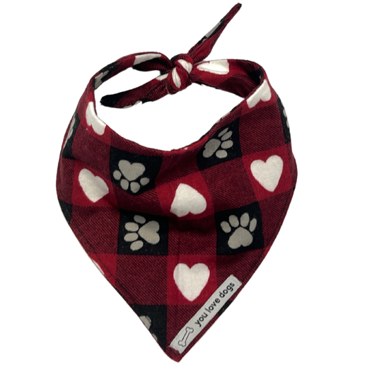 Pawfect Plaid Bandana