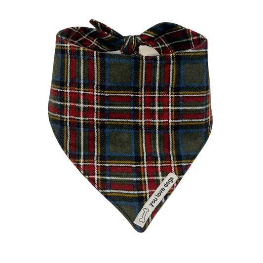 Winter Plaid Bandana